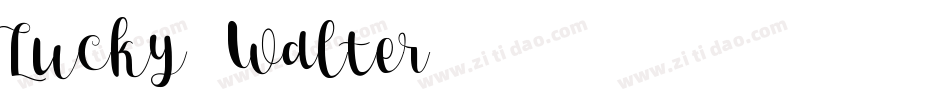 Lucky Walter字体转换